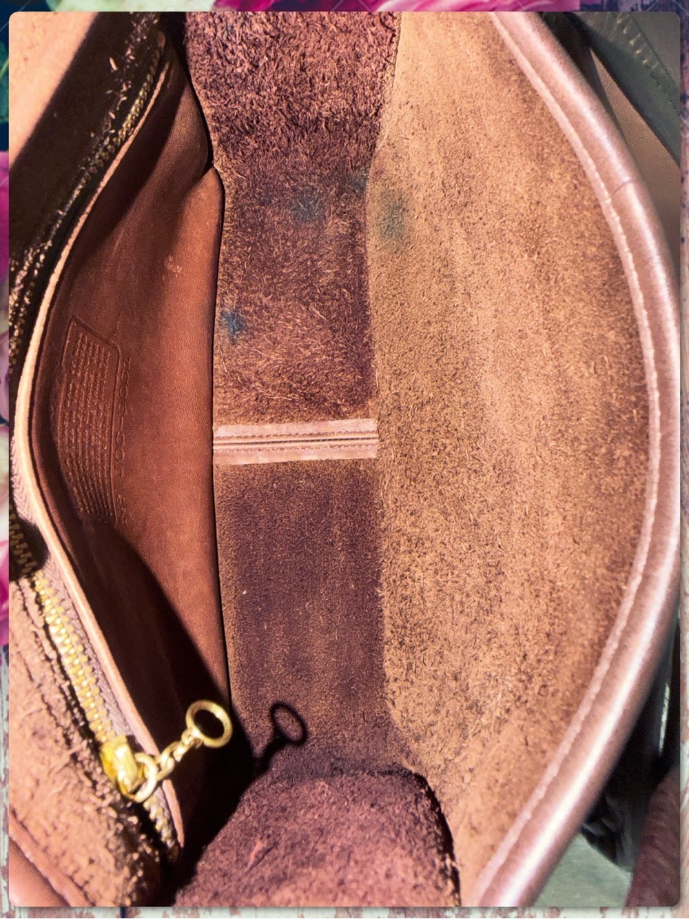 COACH MAHOGANY BROWN CROSSBODY RAMBLER 9061 - Picture 12 of 15